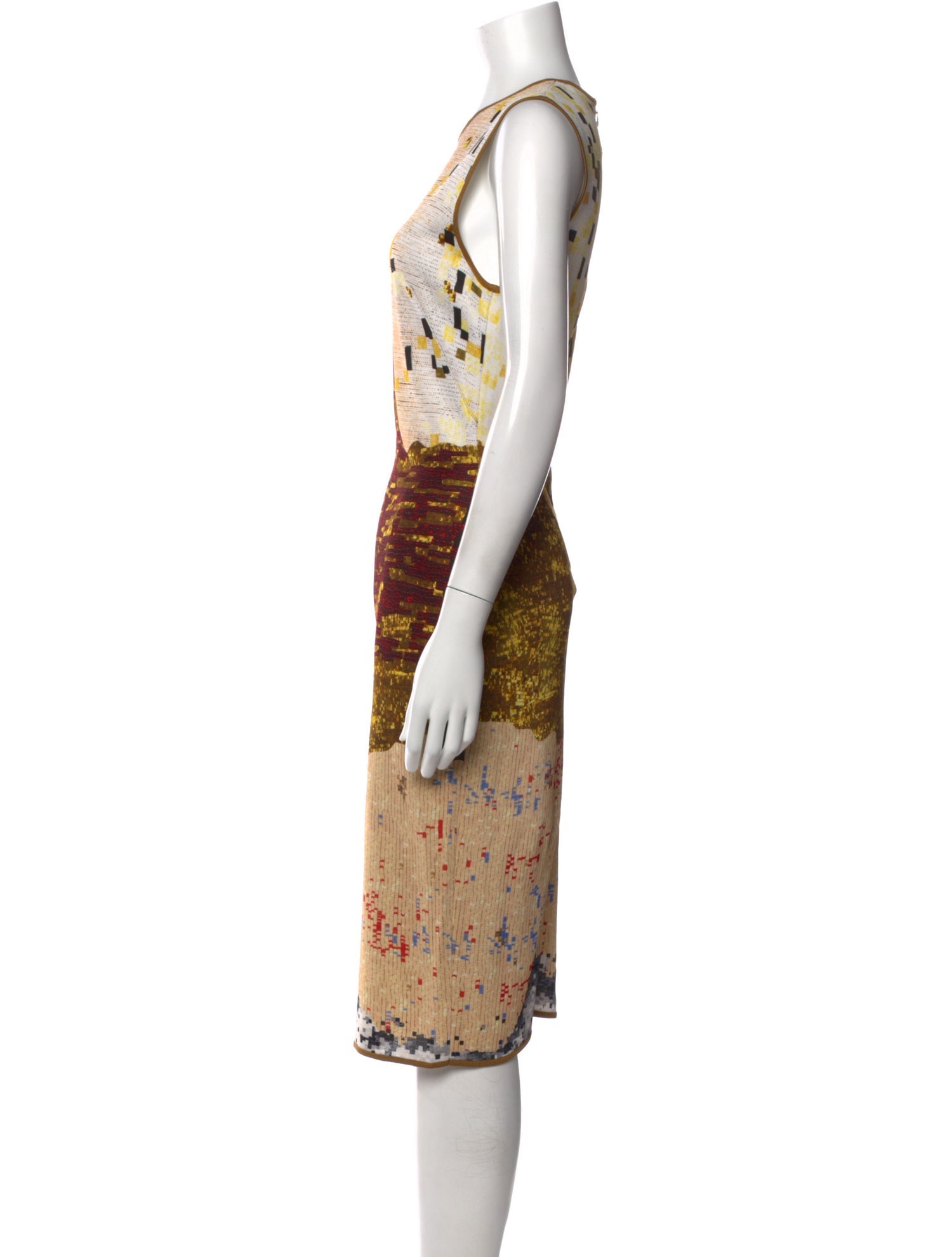 Givenchy Graphic Print Knee-Length Dress