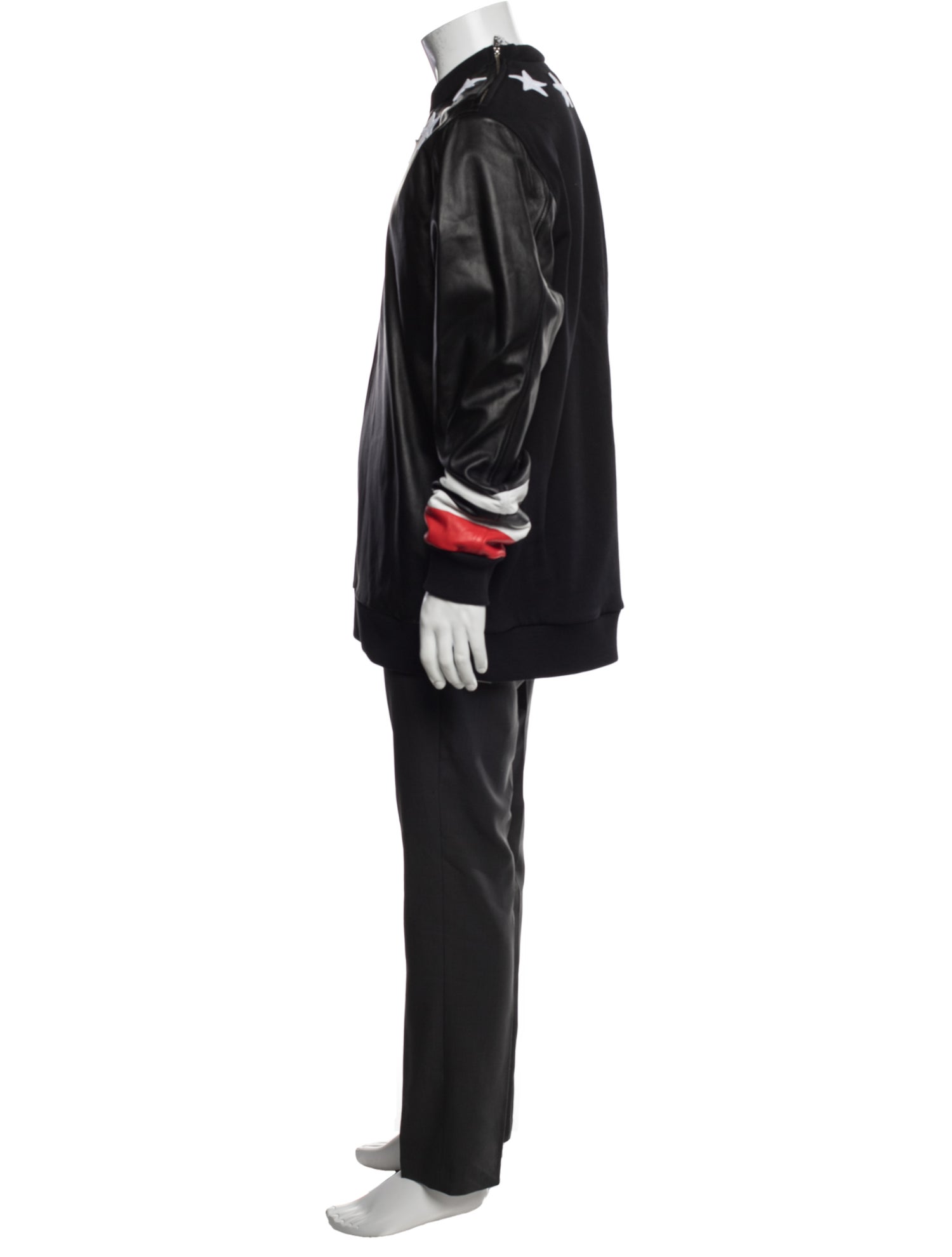 Givenchy Lambskin Graphic Print Jacket