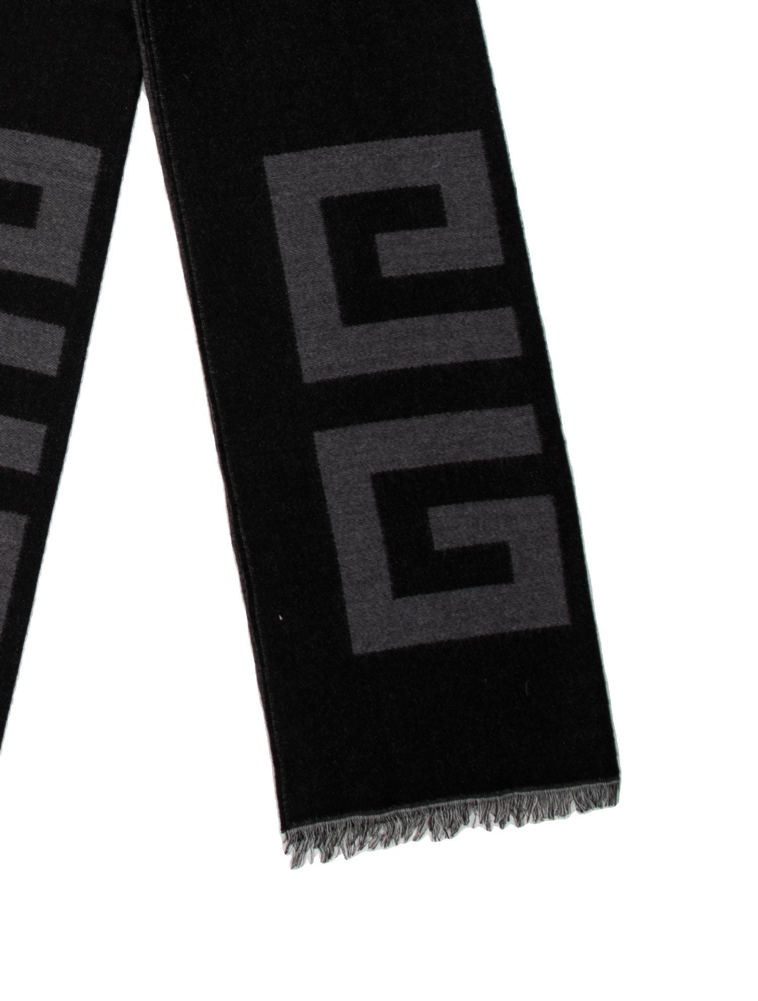 Givenchy Wool Graphic Print Scarf