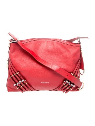 Click to view more detailed imagery on our partner's website Pre-owned Givenchy Leather Voyou Medium W/ Tags In Red