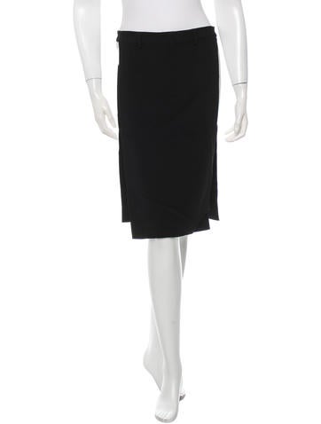 Givenchy Cutout Knee-Length Skirt w/ Tags