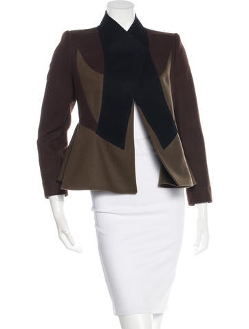 Givenchy Paneled Wool Jacket w/ Tags