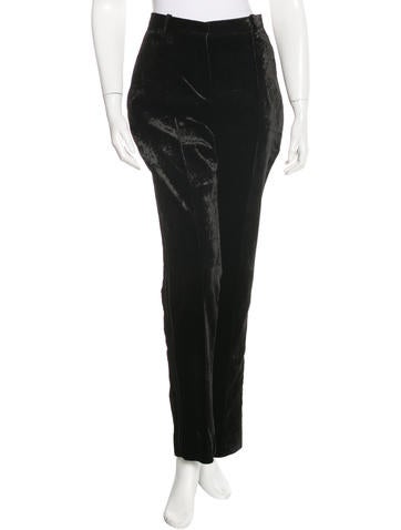 Givenchy 2016 Straight-Leg Velvet Pants w/ Tags