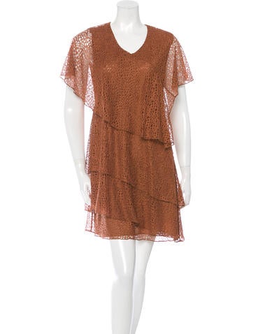 Givenchy Tiered Lace Dress