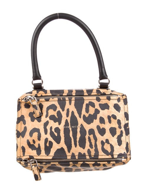 Givenchy Leopard Print Small Pandora Bag
