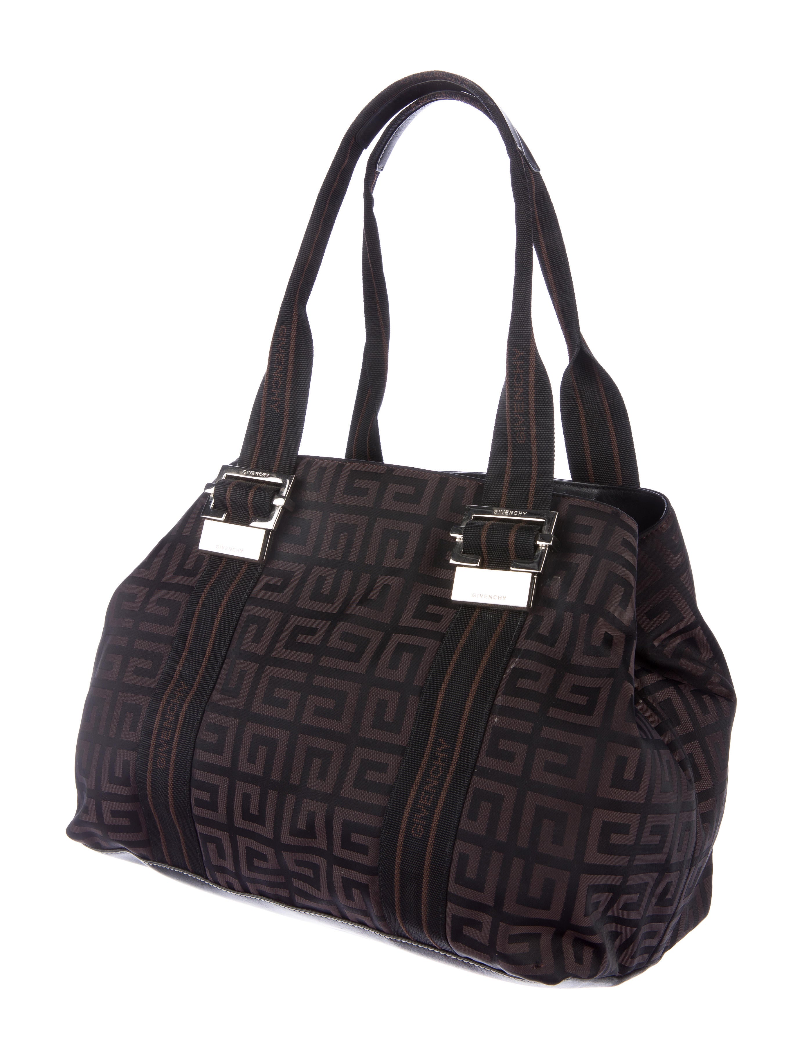 Givenchy Monogram Canvas Shoulder Bag Handbags GIV39316 The RealReal