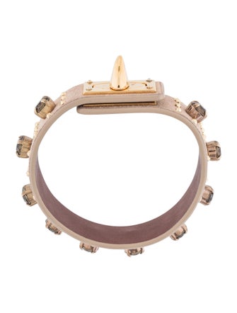 Givenchy Crystal Shark Lock Bracelet