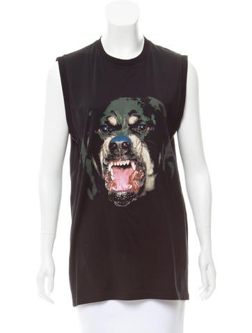 givenchy top rottweiler givenchy rottweiler print sleeveless top clothing giv43345 the realreal givenchy top rottweiler givenchy rottweiler print sleeveless top clothing giv43345 the realreal