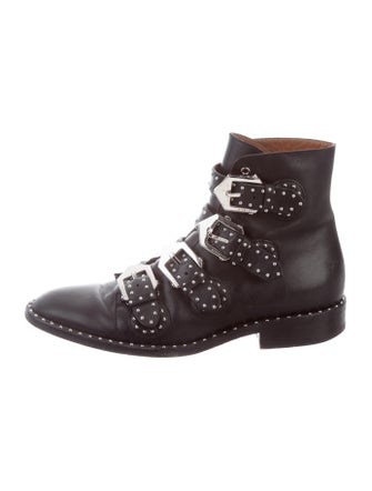 Givenchy Leather Studded Boots