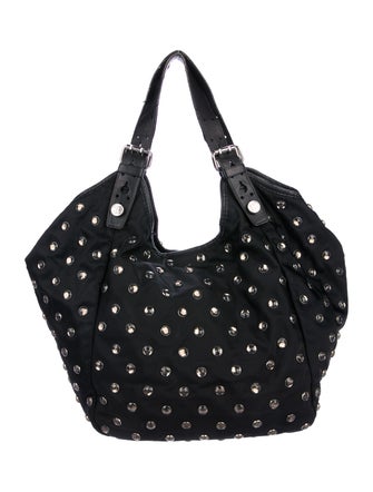 Givenchy Embellished Nylon Hobo