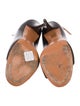 Leather Peep-Toe Pumps image 5