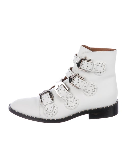 Givenchy Elegant Studded Boots White
