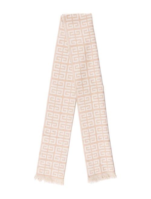 Givenchy Wool Long Scarf Beige