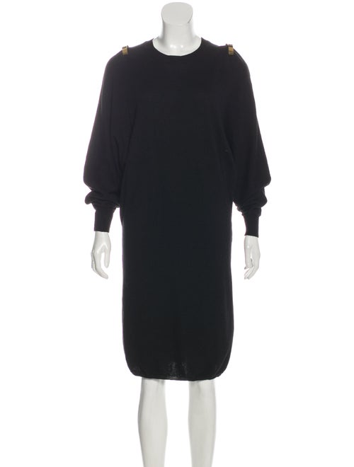 Givenchy Midi Sweater Dress Black