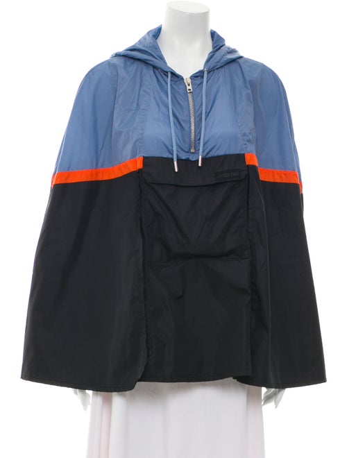 Givenchy Striped Cape Blue