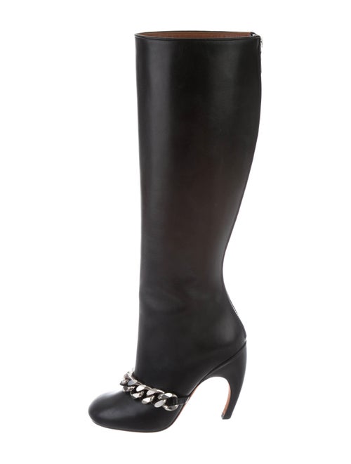 Givenchy Leather Knee-High Boots Black