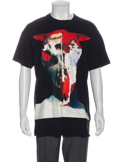 Givenchy 2015 Abstract Skull T-Shirt Black