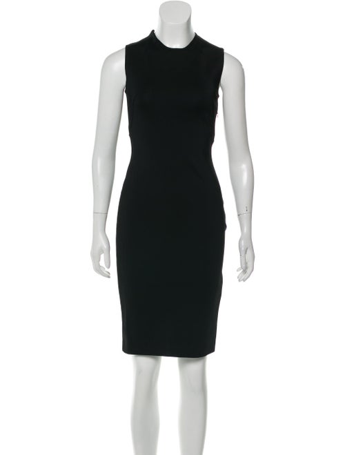 Givenchy Lace-Up Sheath Dress Black