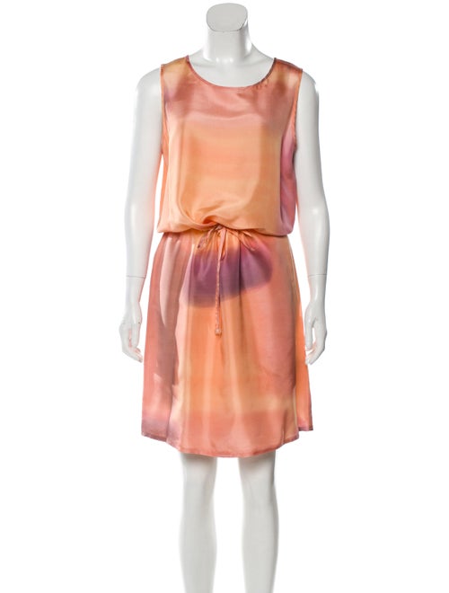 Givenchy Silk Ombre Dress Orange
