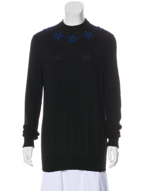 Givenchy Patchwork Wool Sweater Black