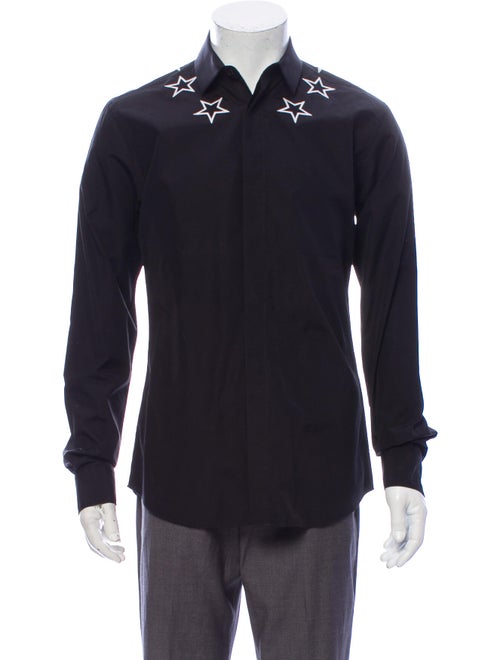 Givenchy Long Sleeve Dress Shirt Black
