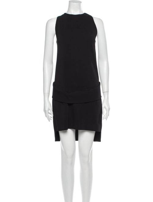 Givenchy Crew Neck Mini Dress Black