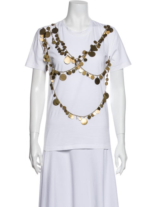 Givenchy Crew Neck Short Sleeve T-Shirt White