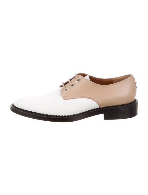 Givenchy Leather Colorblock Pattern Derby Shoes