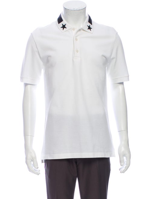 Givenchy Crew Neck Short Sleeve Polo Shirt White