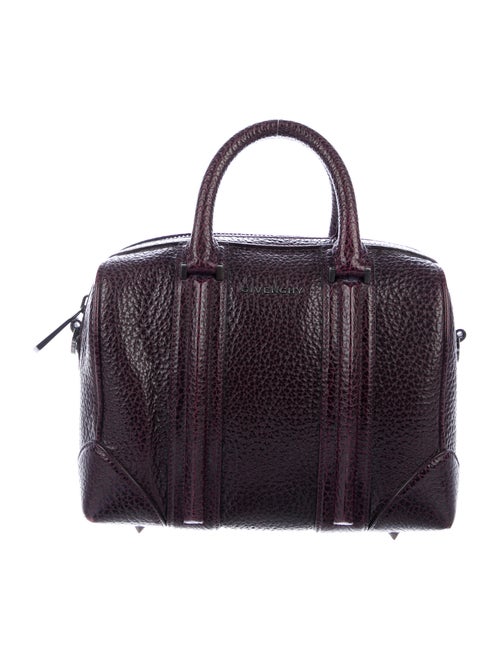 Givenchy Leather Lucrezia Satchel Purple