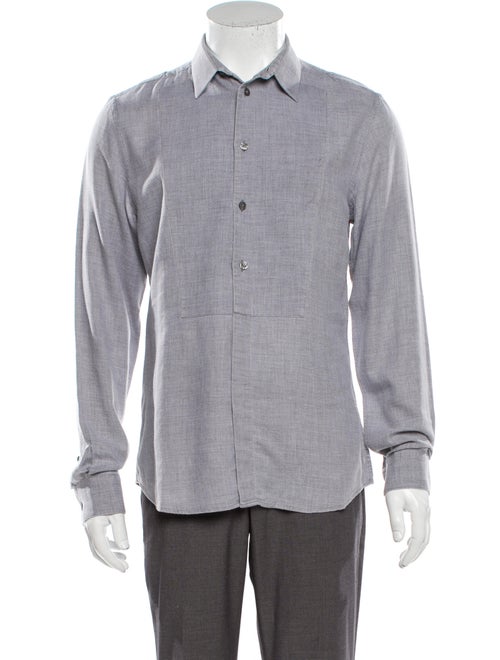 Givenchy Long Sleeve Dress Shirt Grey