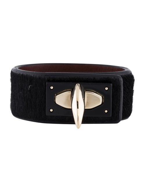 Givenchy Ponyhair Shark Tooth Bracelet Gold