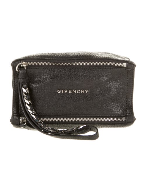 Givenchy Pandora Leather Wristlet Black