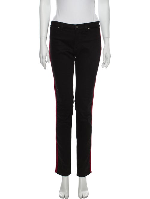 Givenchy Mid-Rise Straight Leg Jeans Black