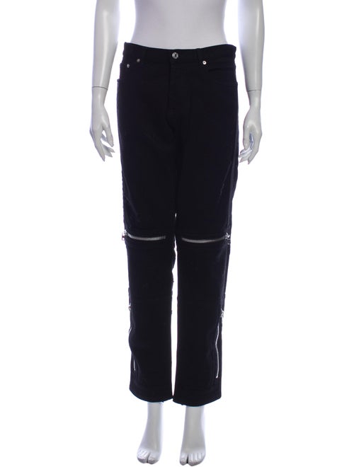 Givenchy Mid-Rise Straight Leg Jeans Black