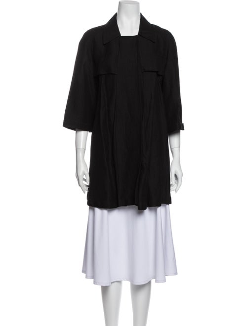 Givenchy Linen Coat Black