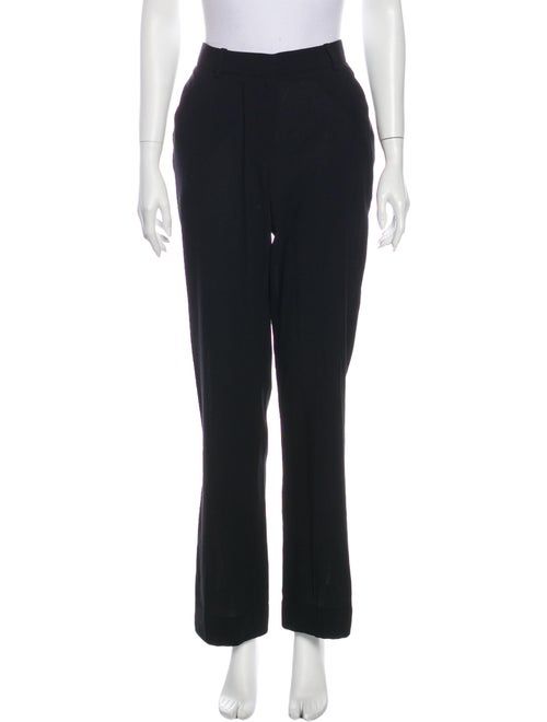 Givenchy Wool Straight Leg Pants Wool