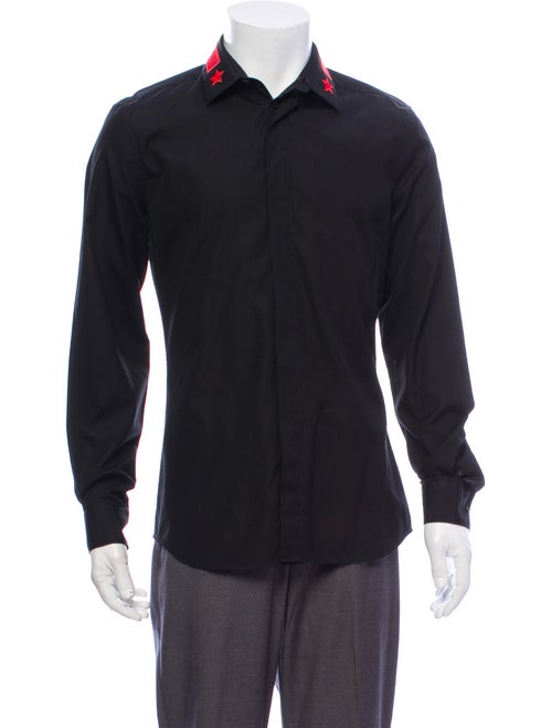 Givenchy Long Sleeve Dress Shirt Black