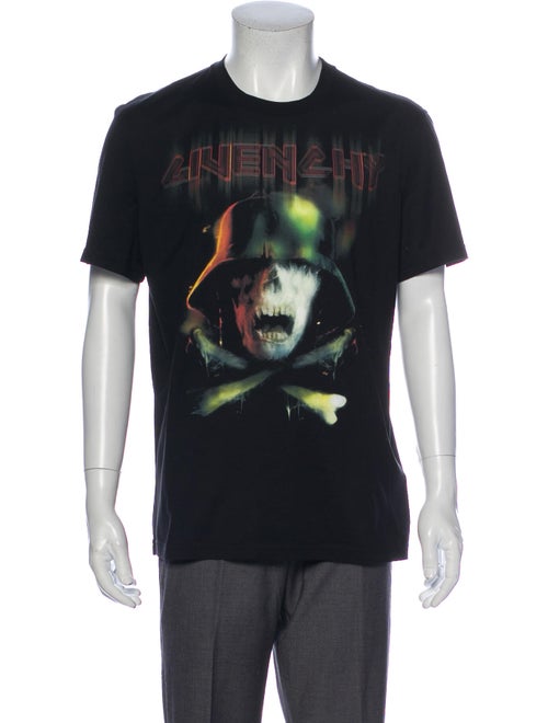 Givenchy Cuban Fit Graphic Print T-Shirt Black