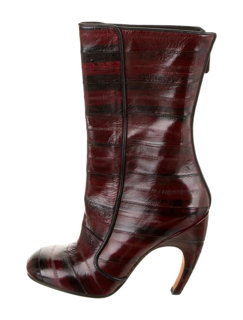 Givenchy Leather Boots Red