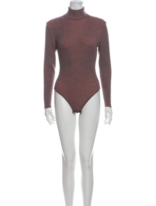 Givenchy Vintage Mock Neck Sweater Grey