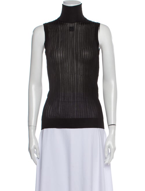 Givenchy Turtleneck Sleeveless Top w/ Tags Black