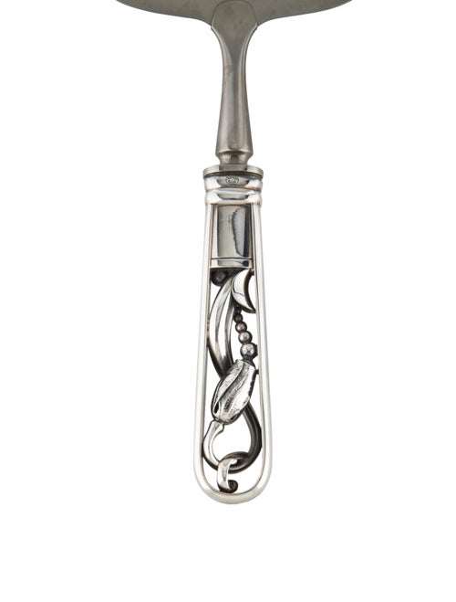 Georg Jensen Blossom Sterling Silver Cheese Plane