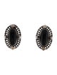 Georg Jensen Onyx Clip-On Earrings