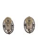 Georg Jensen Onyx Clip-On Earrings