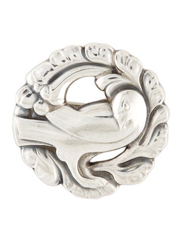 Georg Jensen Pin Vintage Dove Brooch 134