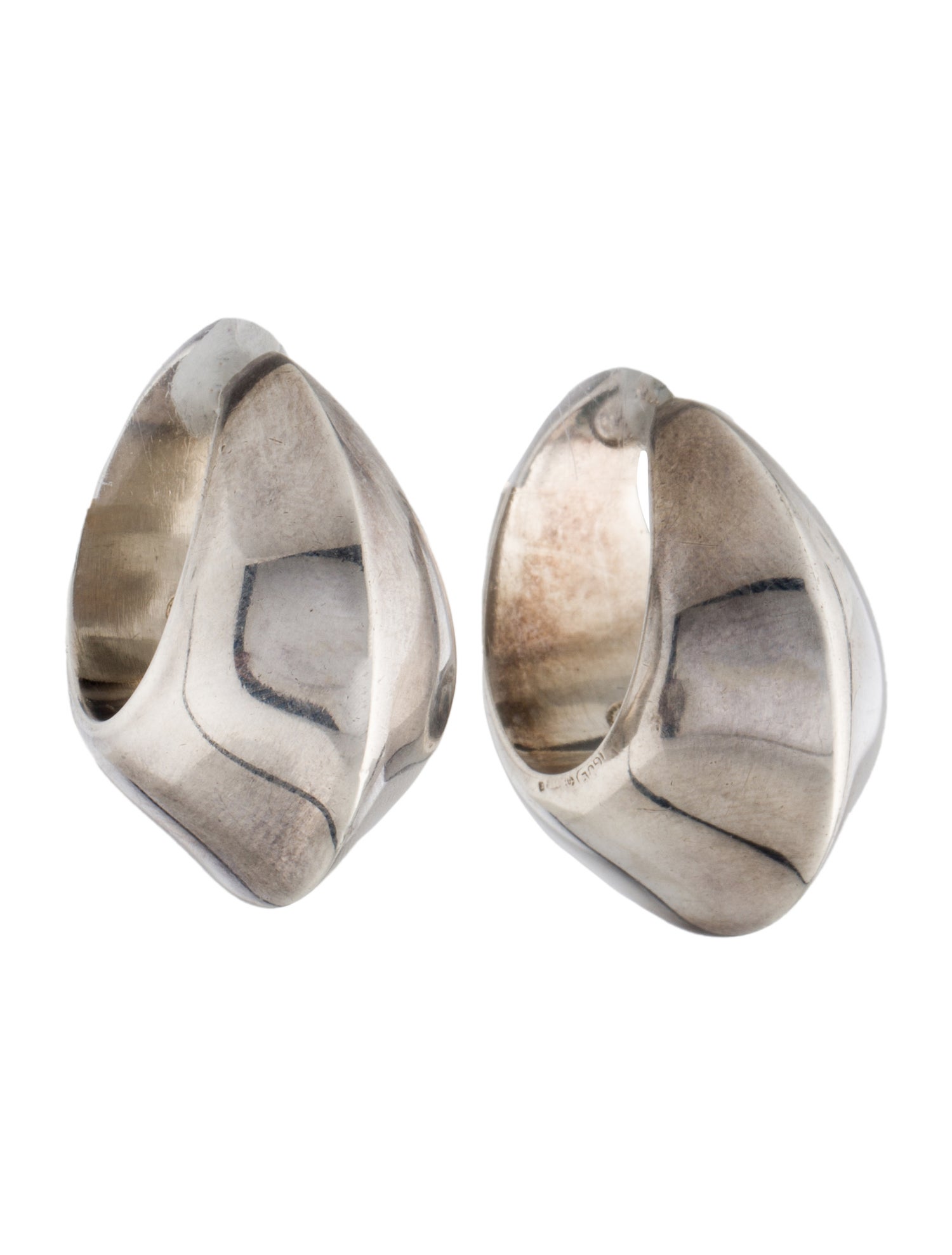 Georg Jensen Chunky Hoop Earrings