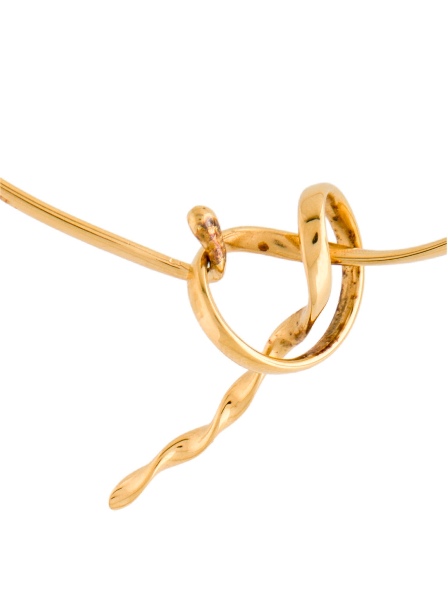 Georg Jensen Torun Forget Me Knot Neck Ring Necklace