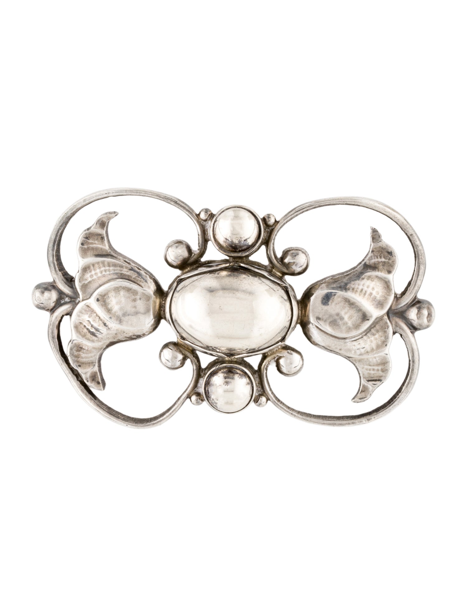 Georg Jensen Flower Pin Brooch