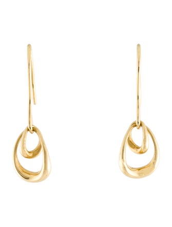 Georg Jensen 18K Offspring Drop Earrings
